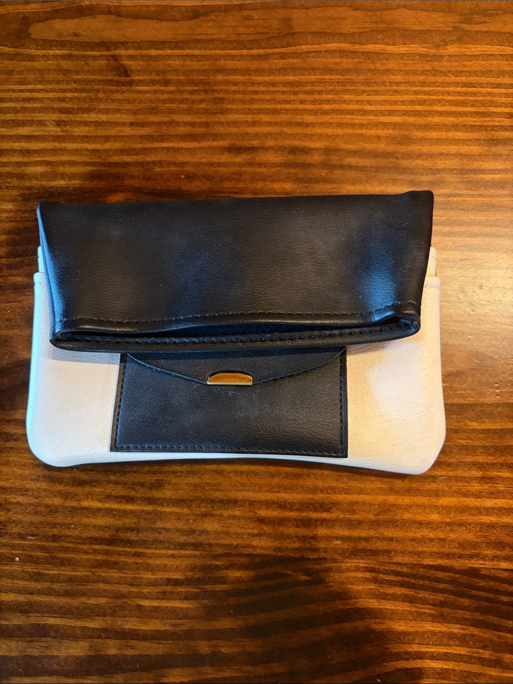 Unused Vintage Vegan Leather Clutch